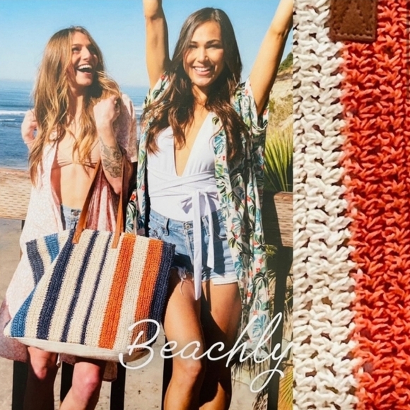 Beachly Exclusive Shorebreak Weekender Tote Vacay Essential Beach Trip Cruise - Picture 2 of 11